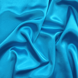 *Ткань Атлас-сатин, цвет Голубой (на отрез)  в Дзержинске