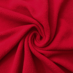 Флис Односторонний 130 гр/м2, цвет Красный (на отрез)  в Дзержинске