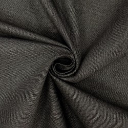 Ткань Рогожка (мебельная) (Ширина 140см), цвет Тёмно-Серый (на отрез) в Дзержинске