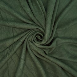Ткань Флис Односторонний 130 гр/м2 (Ширина 150см), цвет Темный хаки (на отрез) в Дзержинске