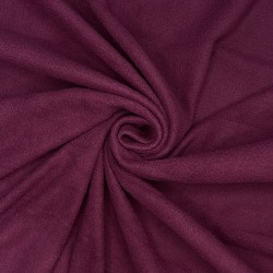 Ткань Флис Односторонний 130 гр/м2 (Ширина 150см), цвет Бордовый (на отрез) в Дзержинске