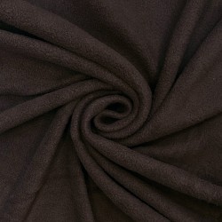 Ткань Флис Односторонний 180 гр/м2 (Ширина 150см), цвет Коричневый (на отрез) в Дзержинске