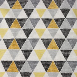 Интерьерная ткань Дак (DUCK) (ширина 1,8м), принт &quot;Малые Треугольники&quot; (на отрез) в Дзержинске