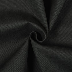 Ткань Канвас 35/65 (Ширина 150см), цвет Черный (на отрез) в Дзержинске