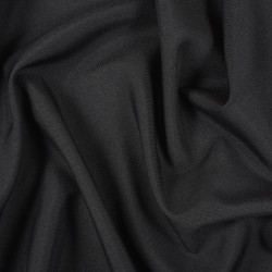 Ткань Габардин (100%пэ) (Ширина 150см), цвет Черный (на отрез) в Дзержинске