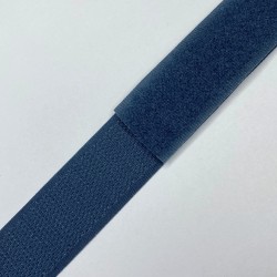 Контактная лента 25мм цвет Синий (велькро-липучка, на отрез) в Дзержинске