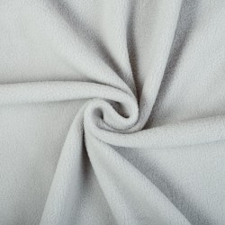 Ткань Флис Односторонний 180 гр/м2 (Ширина 150см), цвет Светло-Серый (на отрез) в Дзержинске