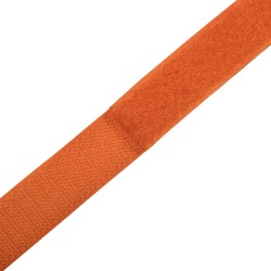 Контактная лента 25мм цвет Оранжевый (велькро-липучка, на отрез) в Дзержинске