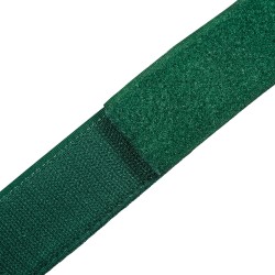Контактная лента 40мм (38мм) цвет Зелёный (велькро-липучка, на отрез) в Дзержинске