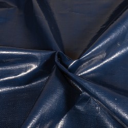 Тентовое полотно Тарпаулин 180 г/м2 (Ширина 2м), цвет Темно-Синий (на отрез) в Дзержинске