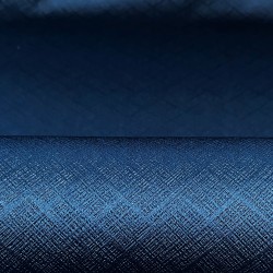 Ткань Блэкаут для штор светозатемняющая 100% (Ширина 280см)  &quot;Орнамент Синий&quot; (на отрез) в Дзержинске